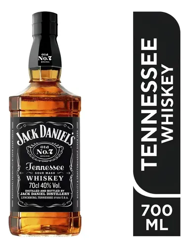 Whiskey Jack Daniel's Tennesse Old No.7 700ml | MercadoLivre