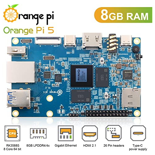 Orange Pi 5 Lpddr4 Rk3588s Octa-core Armor De 64 Bits Y 8 Nm