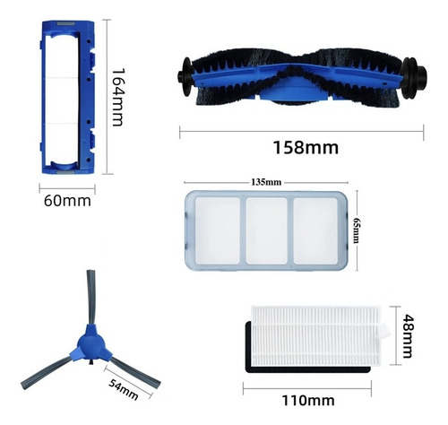 Para Eufy Robovac 11s/25c/ 30c/ 35c/ 12/ 15t/15c