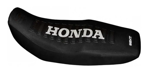 Funda Asiento Tc4 Honda Cg Titan 150 Estampada Negra En Fas