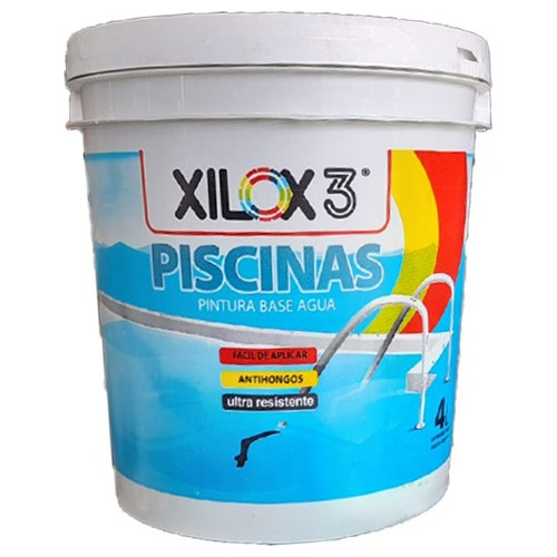 Pintura Piscina Al Agua Celeste Xilox 3  X4lts- Pintushop
