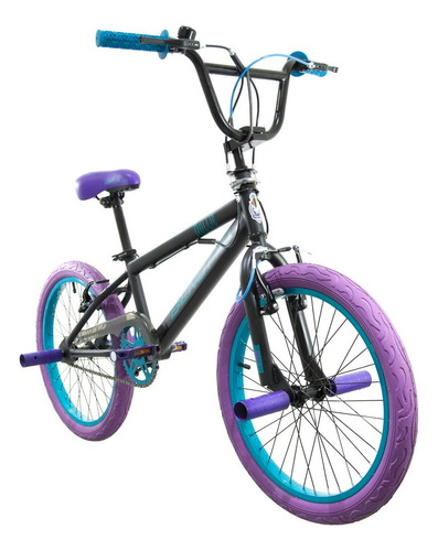 Bicicleta Benotto Freestyle Rollie R20 1v Acero Negro Aqua Color Negro/Aqua