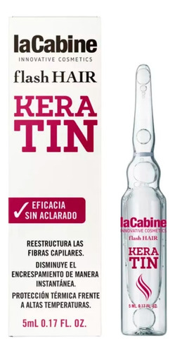 Ampolleta Tratamiento Antifrizz Para Cabello Lacabine 2 Ml