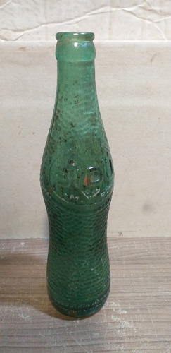 Botella Antigua Gaseosa Bidú Color Verde Para Colección