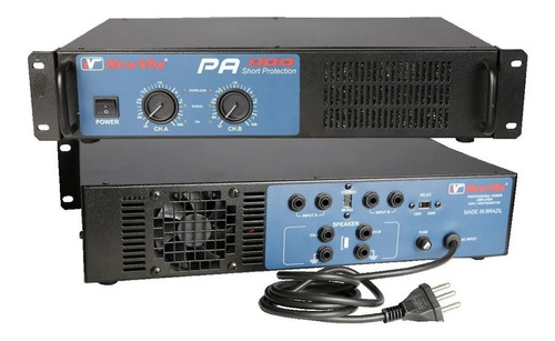 Amplificador De Potencia New Vox Pa 900 450 W Rms 4/8 Ohms