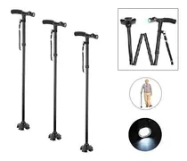 Comprar Baston Plegable Con Luz Led 3 Unidades Bastones Ortopedicos Base Baston Apoyo Baston Ortopedico Baston Plegable Qatarshop Baston Plegable Ortopedico De Aluminio Baston Adulto Mayor