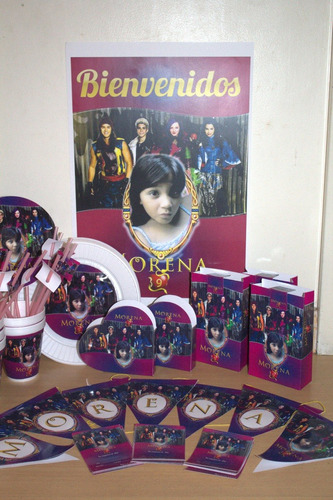 Kit Cotillón Personalizado 30 Party Descendientes+souvenirs