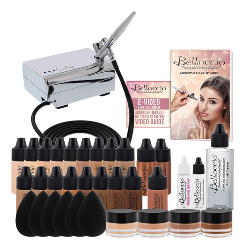 Belloccio - Sistema De Maquillaje Profesional Para Aergrafo