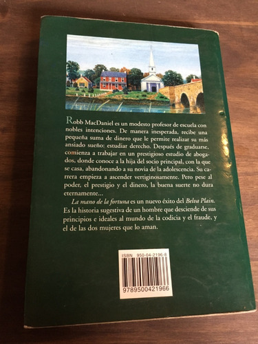Libro La Mano De La Fortuna - Belva Plain - Muy Buen Estado (Usado)
