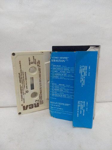 Sebastián - Como Siempre - Cassette - Ind. Argentina!