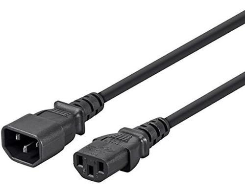 Monoprice 10ft 16awg Cable De Extension De Alimentacion Ca