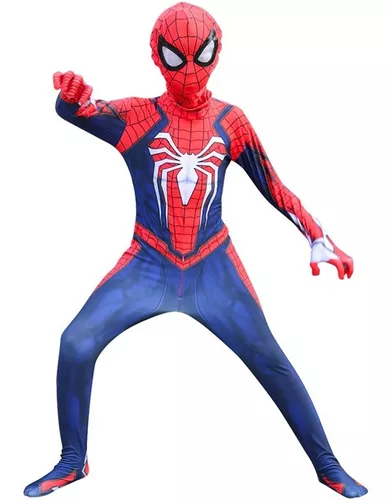 Macacão cosplay infantil homem-aranha Marvel 2018 PS4 jogo fantasia cosplay  - Costumeslive.com