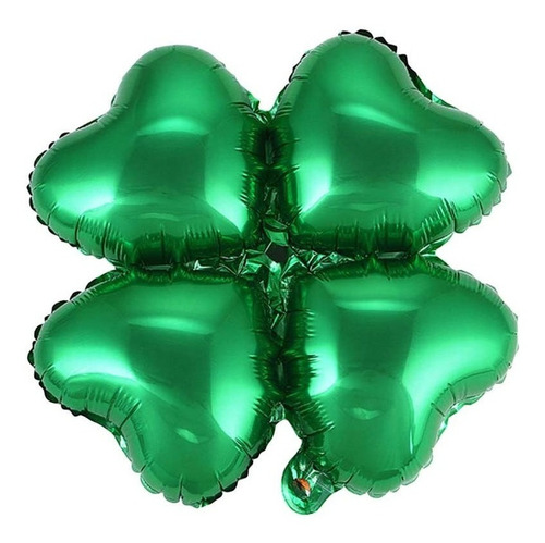 Pack 10 Globos Trebol Verde Saint Patricks Day Fiesta