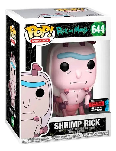 Funko Pop Rick Shrimp 644 Rick Y Morty Edicion Limitada Orig