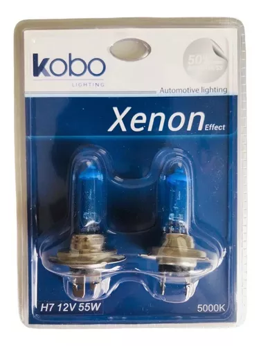 Juego X 2 Luces Blancas H7 Blue Vision Efecto Xenon 5000k