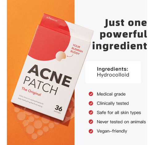 Parche Protector Para El Acné, Parches Hidrocoloides Para La