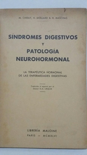 Síndromes Digestivos Y Patología Neurohormonal. Varios 