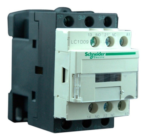 Contactor Tripolar Schneider 9 A 1na+1nc Bobina 24vca