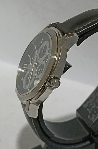 Impecable Reloj Seiko Multifunciones 6g34 Negro Plateado Negro (Usado)