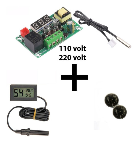 Termometro Higrometro Termostato 110v - Temperatura Humedad