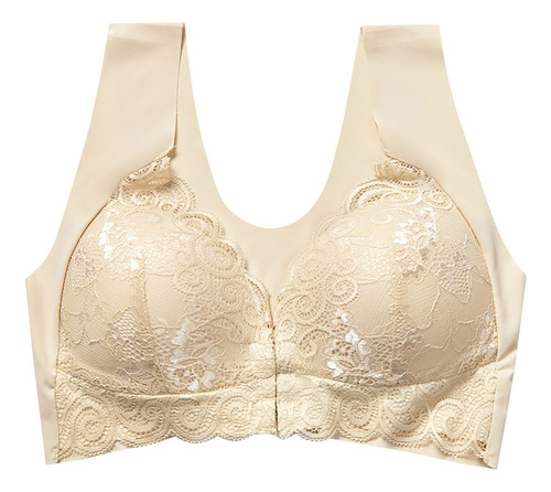 Chaleco Tipo Bralette De Encaje Para Mujer, Talla Informal,