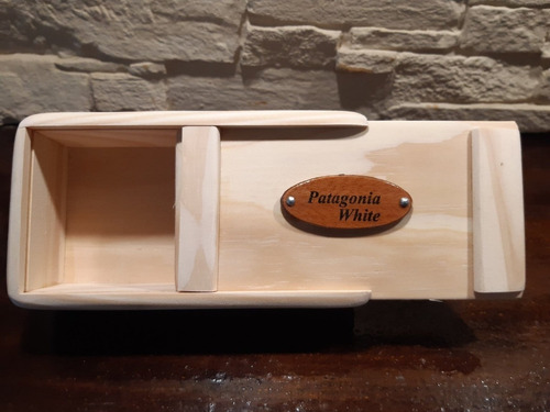 Imagen 2 de 5 de Caja De Madera Con Tapa Corrediza 18x10x5