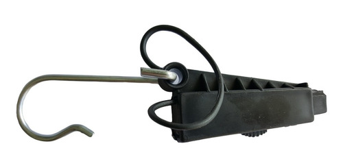 Imagem 3 de 5 de Kit 400 Esticador Fibra Drop Óptico Abertura Lateral Preto