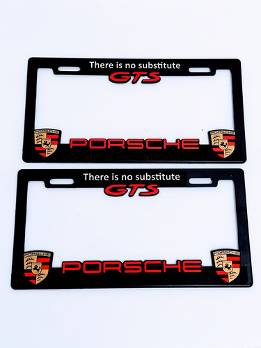 Par Portaplacas Porsche  Gts