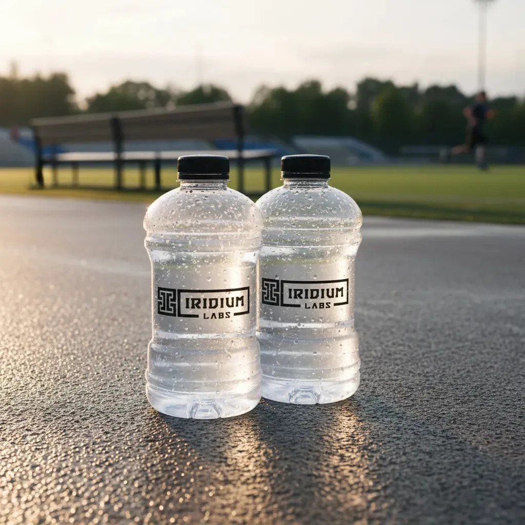 Kit 2x Garrafa Galão 950ml Esportes E Academia Iridium Labs Cor Cristal