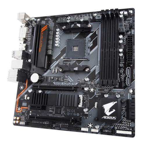 Motherboard Gigabyte B450 Aorus M Amd Am4 Ryzen Athlon