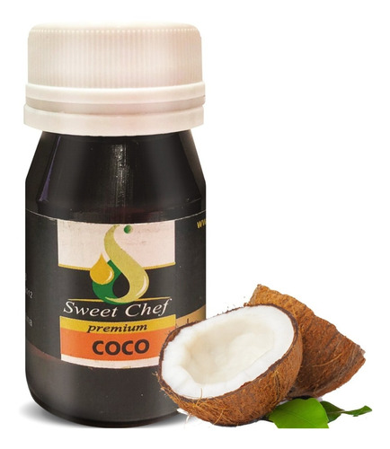 Esencia Para Reposteria Sweet Chef Apto Vegano De Coco 30cc