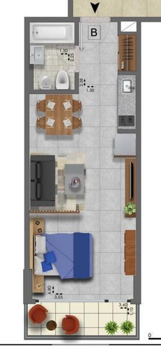 Imagen 19 de 24 de Venta A Estrenar: Hermosos Monoambientes Con Terminaciones Premium