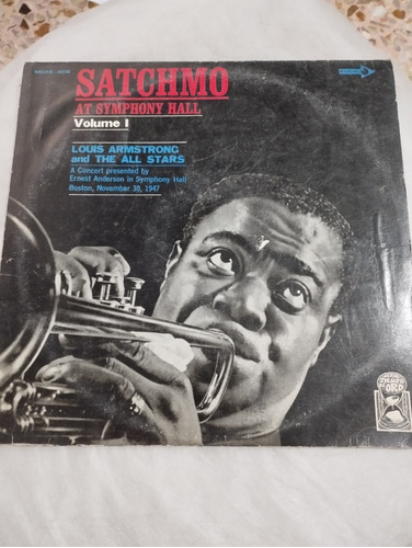 Satchmo At Symphony Hall Volume 1 Vinilo 