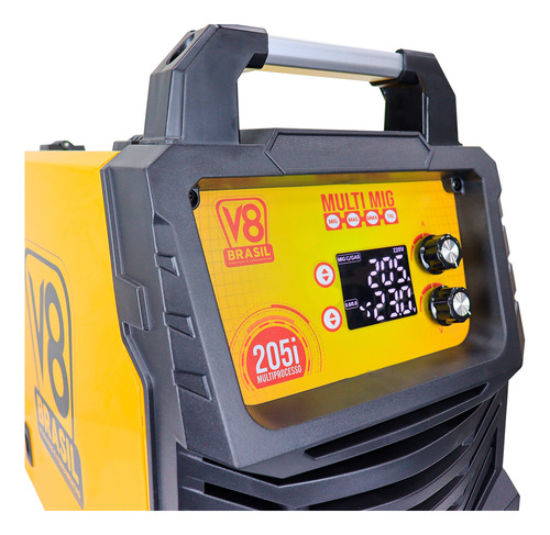 Mig 205i Multiprocesso Mig/mag/tig/eletrodo 220v V8 Brasil
