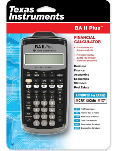 Calculadora Financeira Texas Ba Ii Plus - Nova