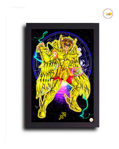 Imagen 1 de 10 de Cuadros Decorativos A4 (30x20cm) Saint Seiya - Dibujart