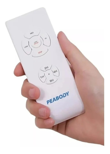 Imagen 3 de 9 de Ventilador Techo Peabody Retráctil Luz Led Remoto Vtr42b