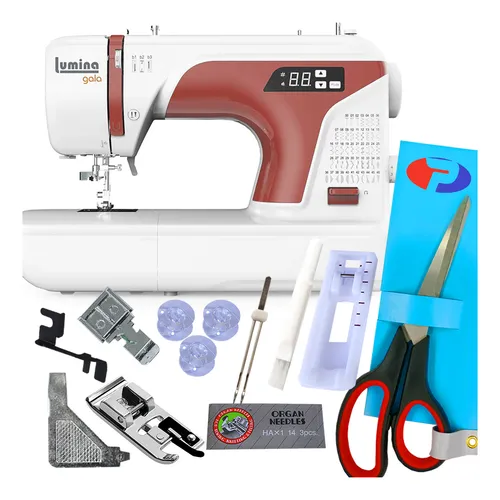 comprar Lumina Gala Colores + Kit +tijera + Pie F.overlock De Regalo