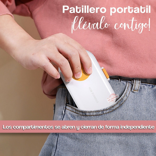 Imagen 6 de 7 de Pastillero Portatil Cortador De Pastillas Divisiones 10157
