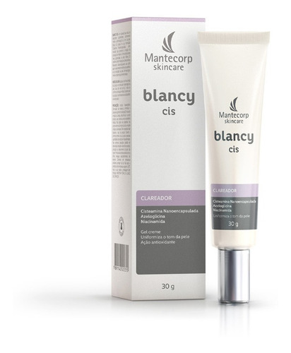 Gel Creme Clareador Facial Blancy Cis 30g Mantecorp Momento de aplicação Dia/Noite Tipo de pele Todo tipo de pele