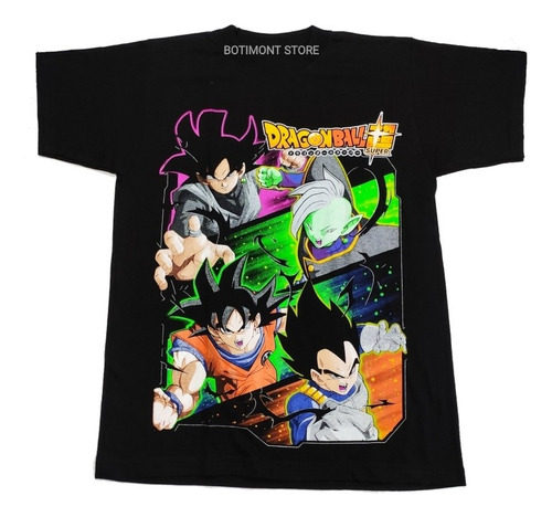 Camiseta Dragón Ball Super Goku, Vegeta, Kaio Shin.