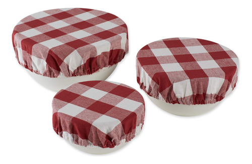 Fundas De Tela Reutilizables Cuadros De Granja 3 Piezas