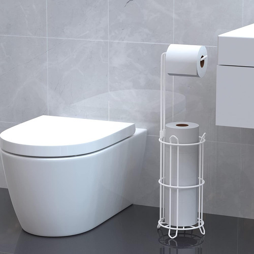 Soporte De Papel Higiénico Confort Pedestal Organizador Baño