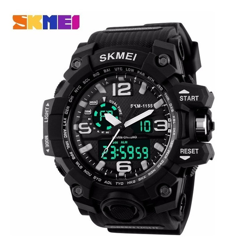 Reloj Skmei Hibrido Extreme 1155 Shock Resist T2 Wr Original