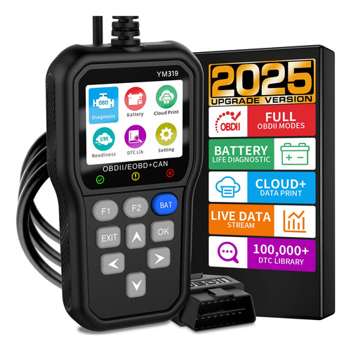 Escáner Obd2 Y Probador De Batería Herramienta De Diagnóstic