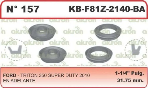 Kit Gomas Bomba Frenos Triton 350 Super Duty 2010+ Ø1-1/4