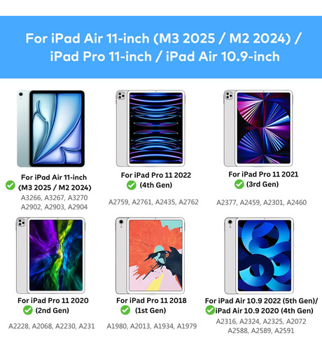 Funda Teclado iPad Air/pro 11 Case Magic Con Trackpad
