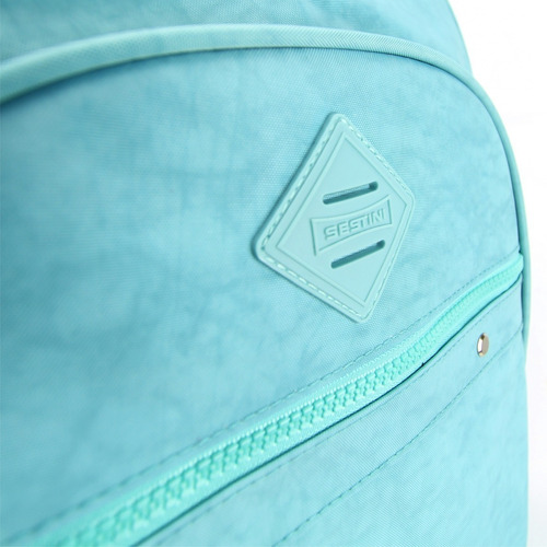 Mochila De Rodinha Sestini Crinkle 075500-80 Turquesa
