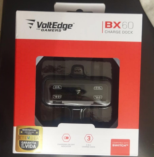 Base De Carga Para Nintendo Switch 3 En 1 Bx60 Fuente Poder