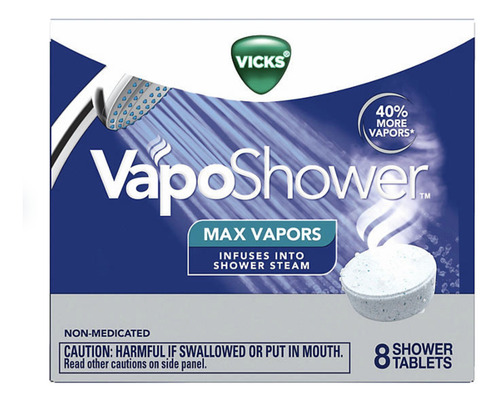 Vicks Vaposhower Max Vapors - 8 Tabletas